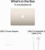 2024 Macbook Air 13-Inch Laptop with M3 Chip: Built for  Intelligence, 13.6-Inch Liquid Retina Display, 8GB Unified Memory, 256GB SSD Storage, Backlit Keyboard, Touch ID; Starlight - Image 7
