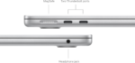 2024 Macbook Air 13-Inch Laptop with M3 Chip: Built for  Intelligence, 13.6-Inch Liquid Retina Display, 8GB Unified Memory, 256GB SSD Storage, Backlit Keyboard, Touch ID; Silver - Image 5