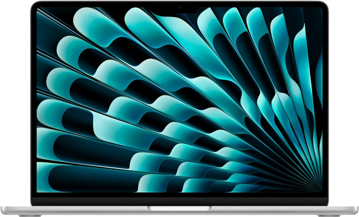2024 Macbook Air 13-Inch Laptop with M3 Chip: Built for  Intelligence, 13.6-Inch Liquid Retina Display, 8GB Unified Memory, 256GB SSD Storage, Backlit Keyboard, Touch ID; Silver - Image 1