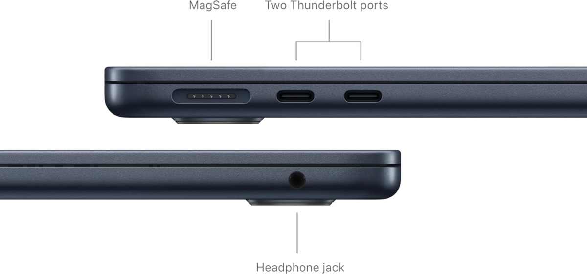 2024 Macbook Air 13-Inch Laptop with M3 Chip: Built for  Intelligence, 13.6-Inch Liquid Retina Display, 8GB Unified Memory, 512GB SSD Storage, Backlit Keyboard, Touch ID; Midnight - Image 5