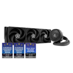 Liquid Freezer III 360 - CPU AIO Water Cooler, Water Cooling PC, Intel & AMD, Efficient Pwm-Controlled Pump, Fan: 200–1800 RPM, LGA1851 and LGA1700 Contact Frame - Black