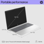 15 Inch Laptop, HD Display, 13Th Generation Intel Core I5-1334U, 8 GB RAM, 512 GB SSD, Intel Iris Xe Graphics, Windows 11 Home, 15-Fd0012Nr (2024) - Image 5