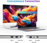 16 Inch Laptop Computer | Gaming Laptop | 16GB RAM 1TB SSD | N100 Processor | FHD 1920 * 1200 | 180 Angle Open | Backlit | BT4 WIFI5 | Windows 11 Pro | Fingerprint Unlock | UHD Graphics 750 Mhz - Image 9