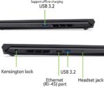 Nitro V Gaming Laptop | AMD Ryzen 7 8845HS Octa-Core AI Capable Processor | NVIDIA Geforce RTX 4060 Laptop GPU | 16" WUXGA IPS 165Hz Display | 16GB DDR5 | 1TB Gen 4 SSD | Wi-Fi 6E | ANV16-41-R5J0 - Image 5