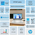 15.6 FHD Flagship Business Laptop Computer, 32GB RAM, 1TB Pcie SSD, 12Th Gen Intel 10 Cores I5-1235U (Beat I7-1195G7), Iris Xe Graphics, Bluetooth, HDMI, Wifi 5, Win 11, W/Gm Accessories - Image 9