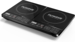 PIC Double, Portable, Powerful 1800W with 2 Large 8” Heating Coils, Independent Controls, 94 Temp Settings from 100°F to 575°F in 5°F Increments, 11.5” Shatter-Proof Ceramic Glass Surface - Image 5