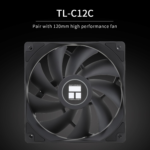 Peerless Assassin 120 SE CPU Cooler, 6 Heat Pipes AGHP Technology, Dual 120Mm PWM Fans, 1550RPM Speed, for AMD:AM4 Am5/Intel LGA 1700/1150/1151/1200,PC Cooler - Image 5