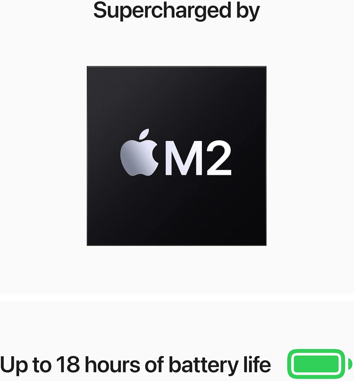2022 Macbook Air Laptop with M2 Chip: Built for  Intelligence, 13.6-Inch Liquid Retina Display, 16GB RAM, 256GB SSD Storage, Backlit Keyboard, 1080P Facetime HD Camera; Midnight - Image 3