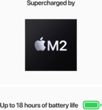 2022 Macbook Air Laptop with M2 Chip: Built for  Intelligence, 13.6-Inch Liquid Retina Display, 16GB RAM, 256GB SSD Storage, Backlit Keyboard, 1080P Facetime HD Camera; Midnight - Image 3