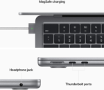 2022 Macbook Air Laptop with M2 Chip: Built for  Intelligence, 13.6-Inch Liquid Retina Display, 16GB RAM, 256GB SSD Storage, Backlit Keyboard, 1080P Facetime HD Camera; Midnight - Image 5