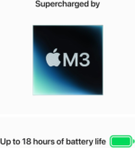 2024 Macbook Air 13-Inch Laptop with M3 Chip: Built for  Intelligence, 13.6-Inch Liquid Retina Display, 8GB Unified Memory, 256GB SSD Storage, Backlit Keyboard, Touch ID; Midnight - Image 3