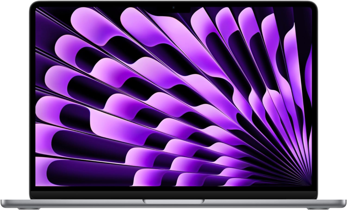 2024 Macbook Air 13-Inch Laptop with M3 Chip: Built for  Intelligence, 13.6-Inch Liquid Retina Display, 8GB Unified Memory, 256GB SSD Storage, Backlit Keyboard, Touch ID; Space Gray - Image 1