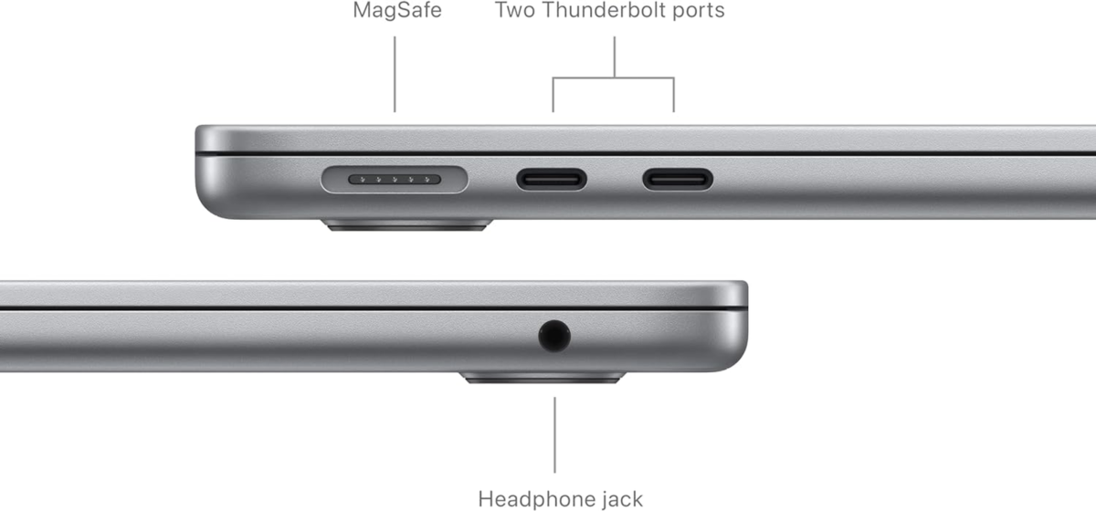 2024 Macbook Air 13-Inch Laptop with M3 Chip: Built for  Intelligence, 13.6-Inch Liquid Retina Display, 16GB Unified Memory, 256GB SSD Storage, Backlit Keyboard, Touch ID; Midnight - Image 5