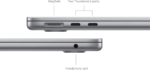 2024 Macbook Air 13-Inch Laptop with M3 Chip: Built for  Intelligence, 13.6-Inch Liquid Retina Display, 16GB Unified Memory, 256GB SSD Storage, Backlit Keyboard, Touch ID; Midnight - Image 5