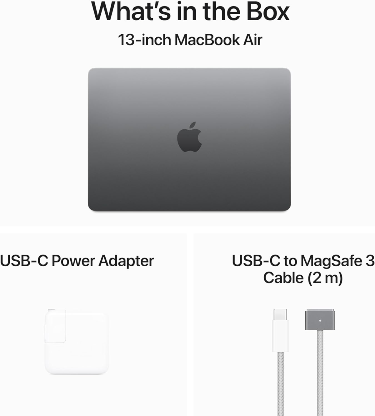 2024 Macbook Air 13-Inch Laptop with M3 Chip: Built for  Intelligence, 13.6-Inch Liquid Retina Display, 16GB Unified Memory, 256GB SSD Storage, Backlit Keyboard, Touch ID; Midnight - Image 7