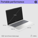 14 Inch Laptop, FHD Display, 13Th Generation Intel Core I7-1355U, 16 GB RAM, 512 GB SSD, Intel Iris Xe Graphics, Windows 11 Home, 14-Ep0199Nr (2024) - Image 5